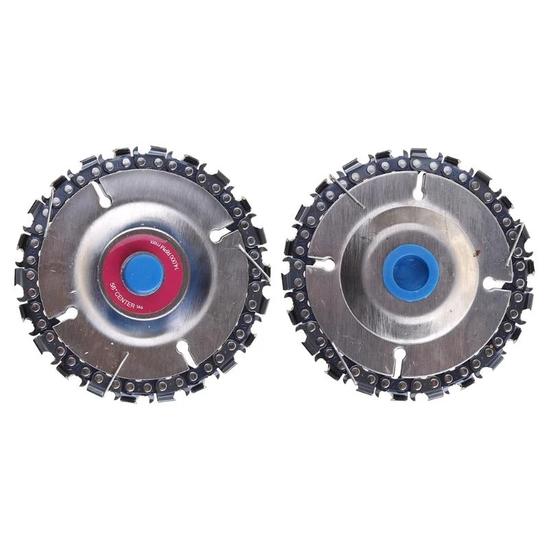 A2UD 4pcs/set angolo ginnante rotta in legno 12 denti Disco lucidatura in legno per il taglio del legno