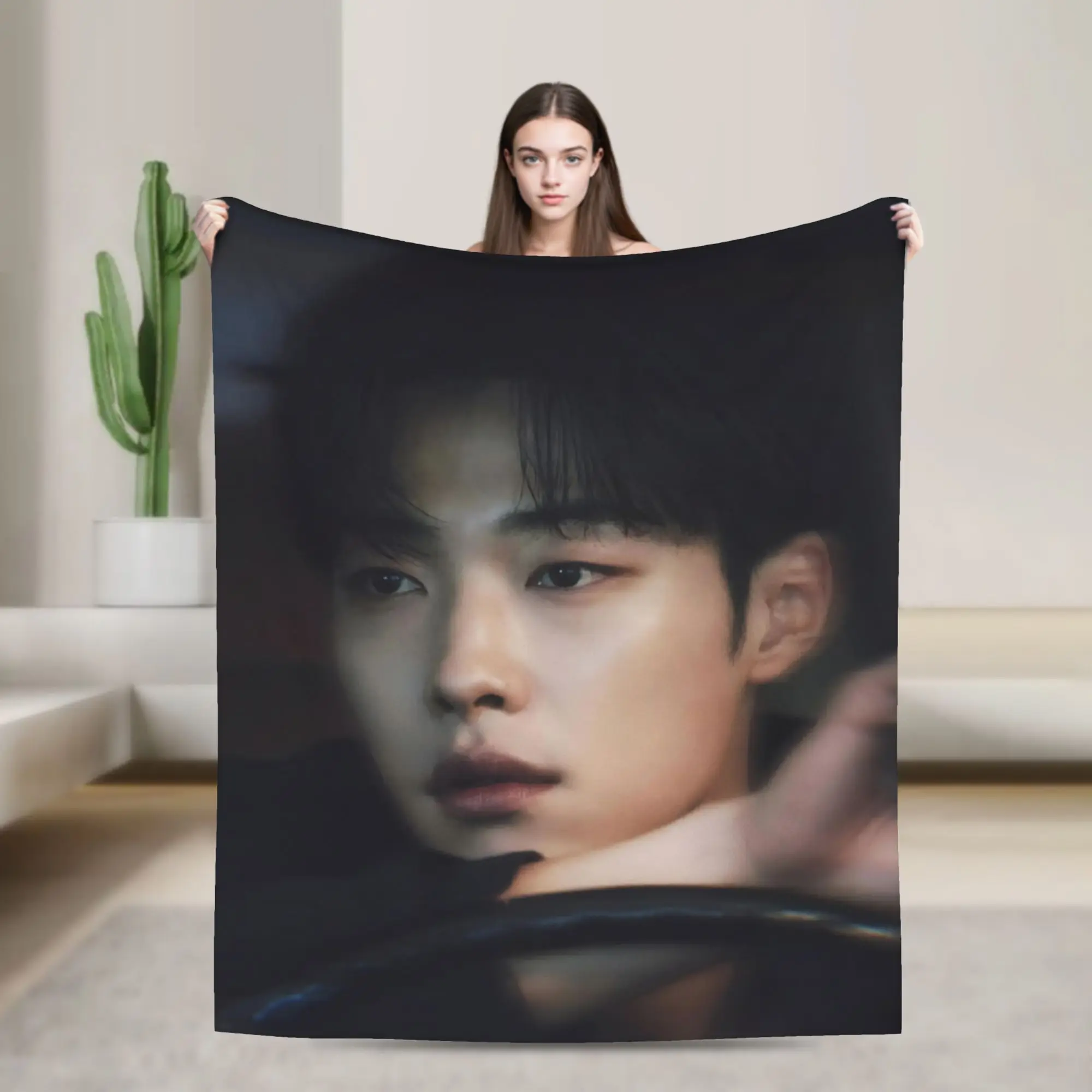 Super Warm Blanket Travel Woo-Do Hwan The King Eternal Monarch Bedding Throws  Flannel Bedspread For Couch Chair Bed Cover
