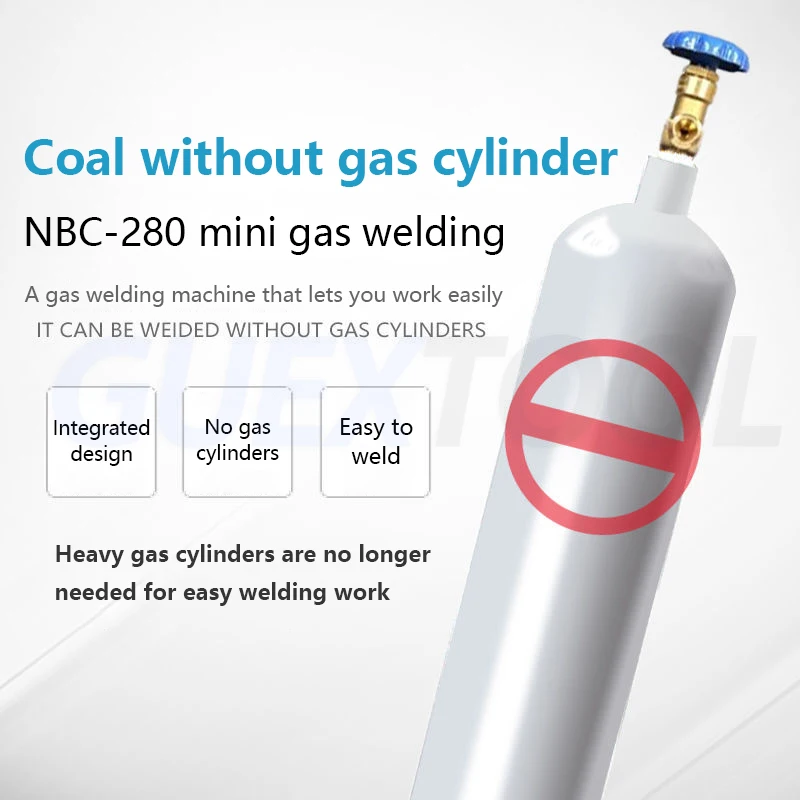 O mini gás do dióxido de carbono protegeu a máquina de soldadura, 220V, NBC-280