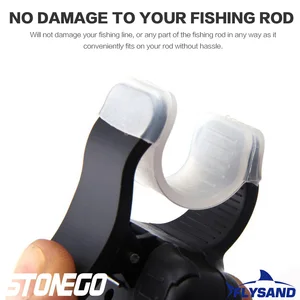 أجهزة إنذار الصيد الخفيفة FLYSAND-LED ، إنذار لدغة الكارب المحمولة ، مؤشر تنبيه معدات الصيد ، عازلة قضيب الصيد ، إنذار بصوت عال أفضل 8 مبيعات لصبي الصيد - رقم 2