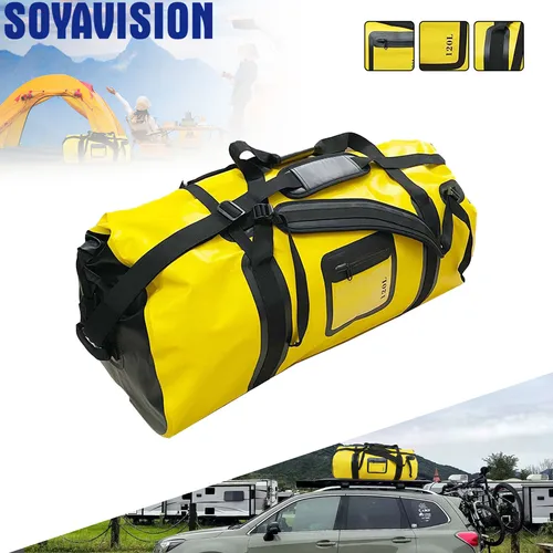 Bolsa de equipaje trasero para motocicleta, impermeable, 40L/66L/120L, para montar en bicicleta, gimnasio, kayak, canotaje, Rafting, pesca, aventura al aire libre