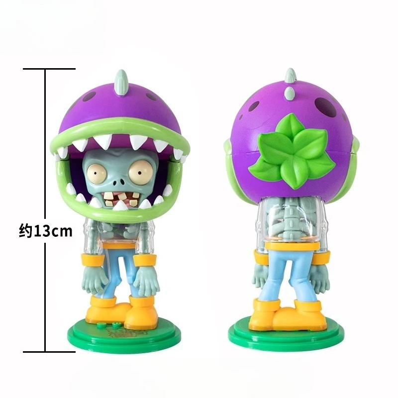 6 Stijl Plants Vs Zombies Assembleren Speelgoed Blind Dozen Peashooter Chomper Zombie Blind Box Actiefiguren Collectie Jongen Speelgoed gift