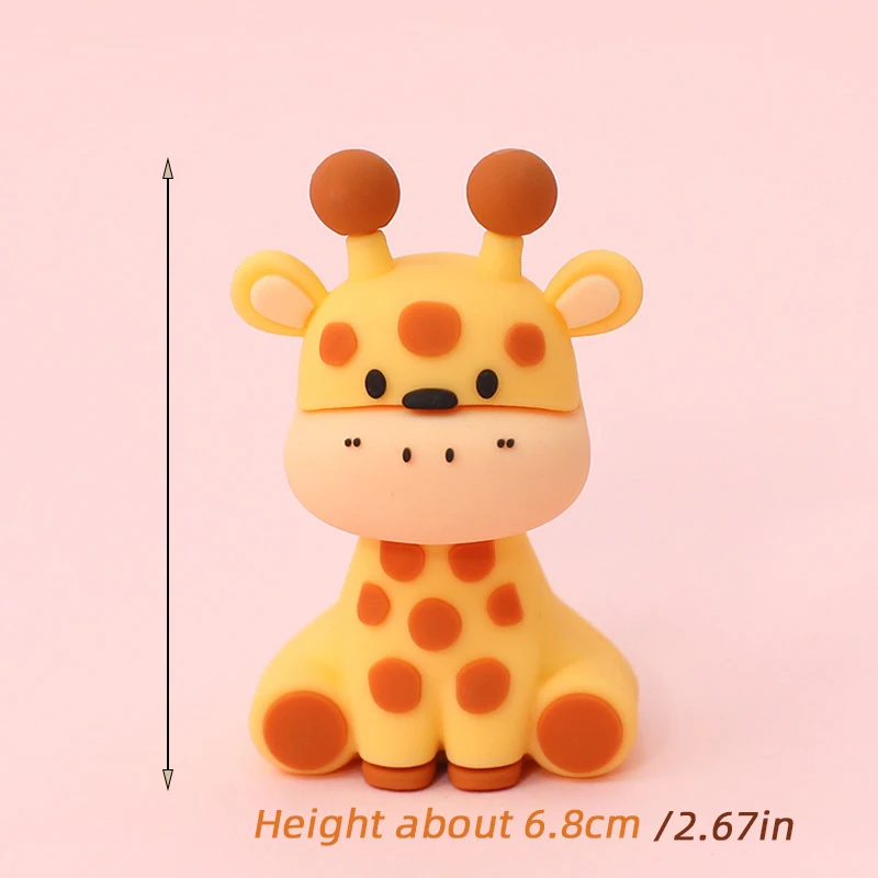 Neue Waldtier Kuchen Topper Dschungel Safari Löwe Elefant Giraffe Affe Kuchen Dekor Geburtstag Party Baby Dusche Geschlecht offenbaren – Detail 13