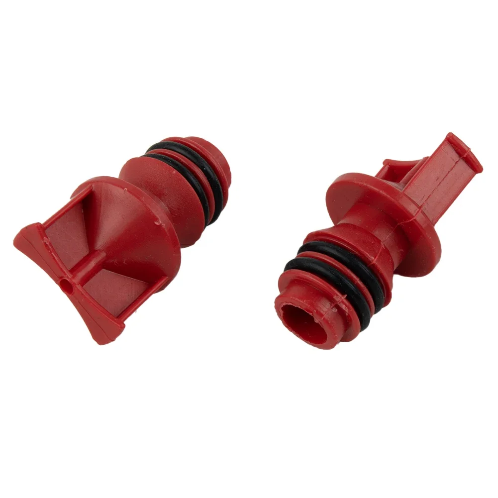 Oil Plugs Air Compressor Plastic Red 17mm 2pcs Accessory Piston Air Compressor Accessory 17mm Red Oil Plug