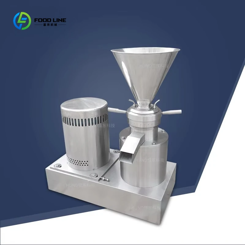 

Stainless Steel Small Scale Production Shea Vegetable Ghee Grinding Colloid Mill Hummus Peanut Butter Making Machine