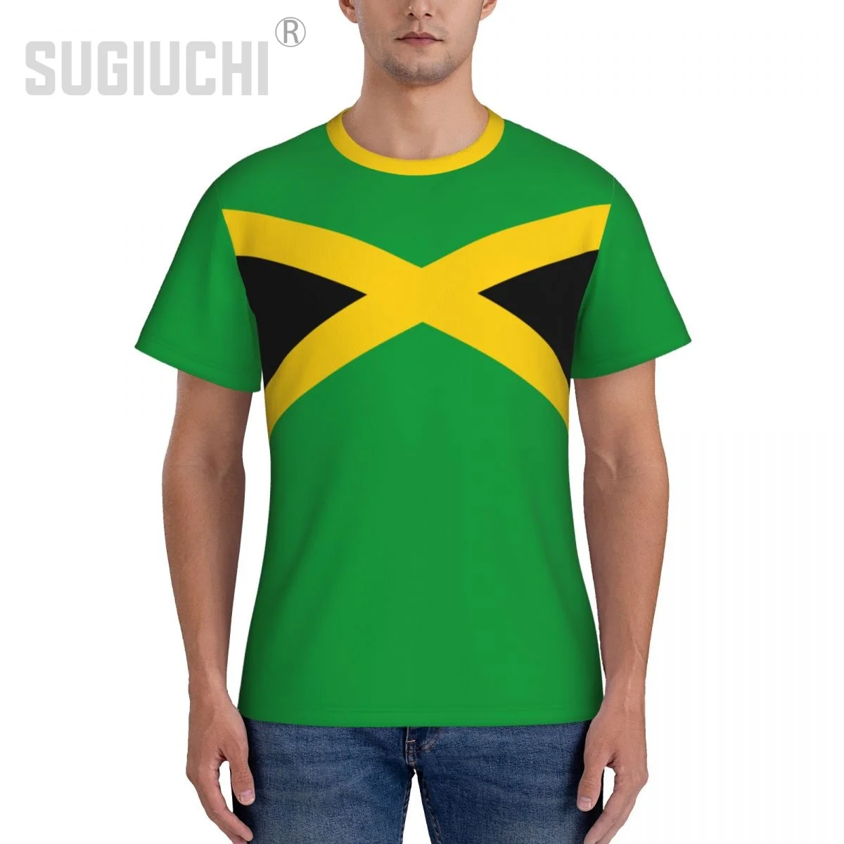 Tight Sports T-shirt Jamaica Flag 3D For Men Women Tees jersey Clothes Soccer Football Fans Gift Patriotic T shirt