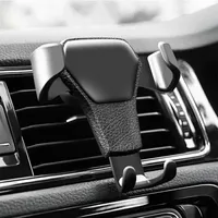 Automobile Phone Holder Universak Air Vent Clip Mount Mobile Cell Stand Smartphone GPS Support for IPhone 13 12 Xiaomi Phone