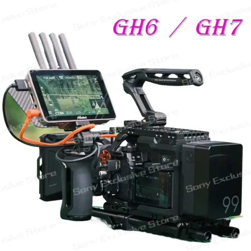 Fusionrig For Panasonic Lumix Gh6/Gh7 Cage Expansion Module Cineback Same Style