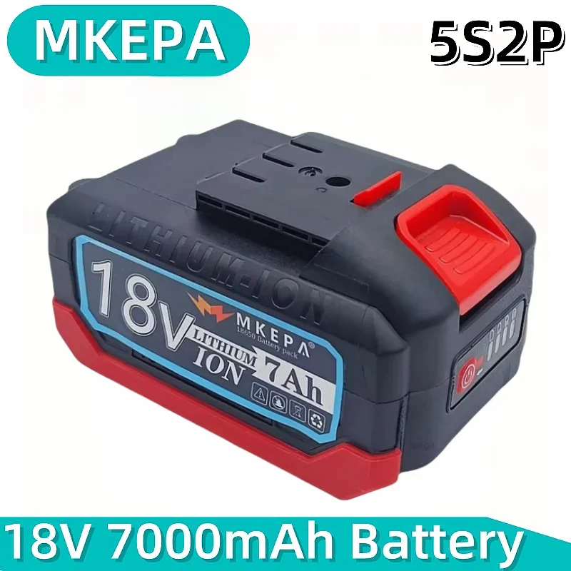 Original lpega 18V 7.0Ah Rechargeable Li-ion Battery For BL1815 BL1820B BL1830 BL1840 BL1840B BL1850 BL1850B BL1860B Power Tools