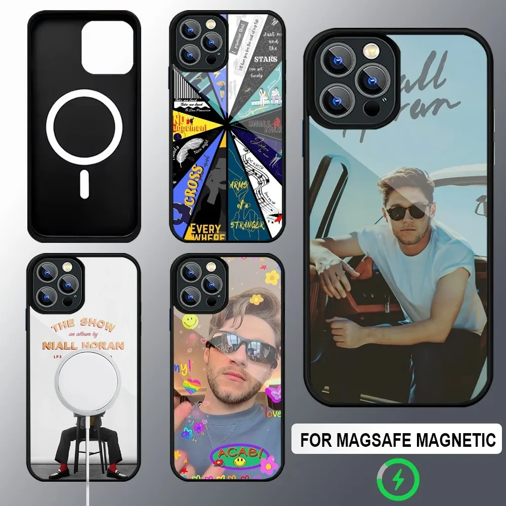 

Singer N-Niall H-Horan Phone Case Magsafe Wireless Charging Cases For IPhone 16 15 13 12 11 14 Pro Max Mini 8 Plus XS X XR