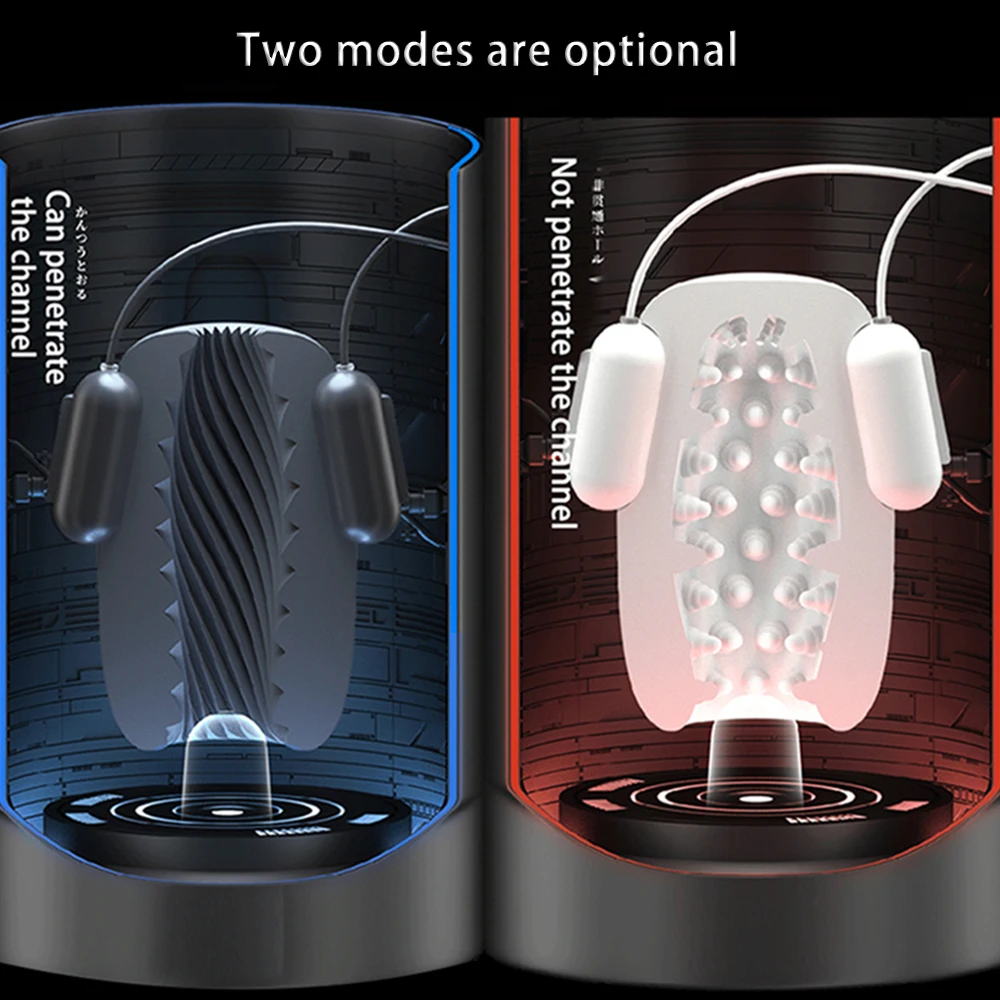 GALAKU 8 Gears Speed Sensor Penis Trainer Vibrator Male Masturbator Glans Exerciser Delayed Ejaculation Sex Toys for Men