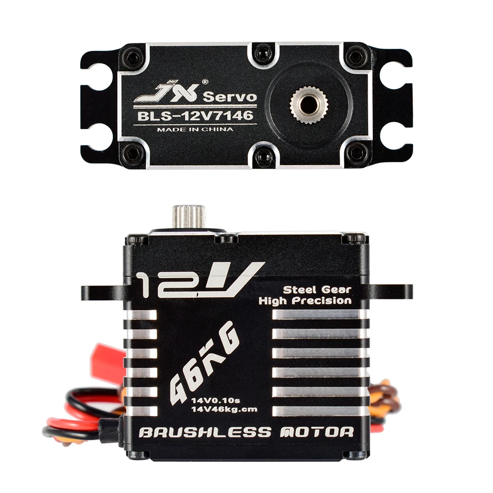 JX RC Servo Servo กันน้ำ46กก32KG เกียร์โลหะ HV Brushless ดิจิตอล Servo สำหรับ RC รถเรือหุ่นยนต์