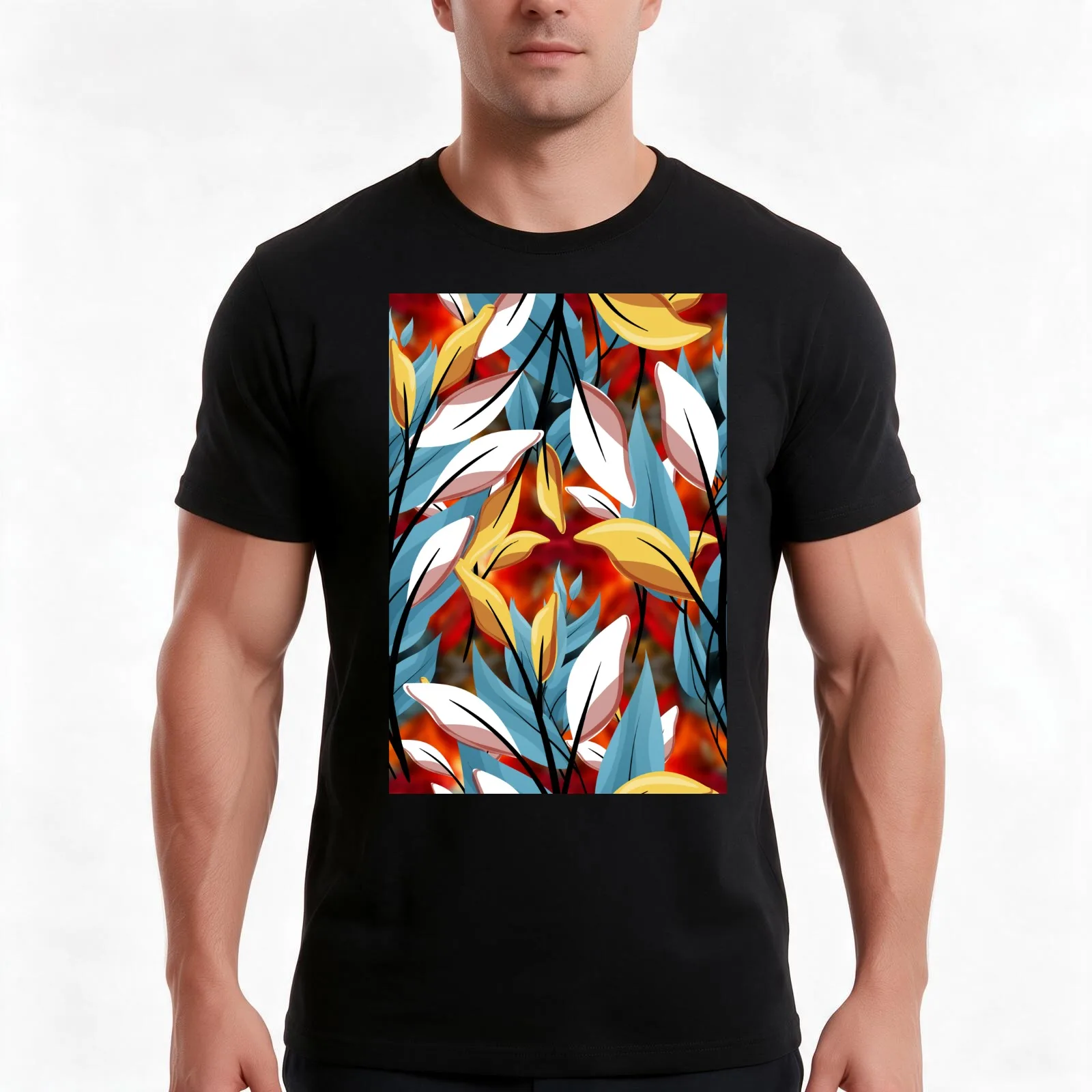ComboDesignSet: Abstract Botanical Leaves Botanical Floral Aesthetic Flowers Aesthetic Floral Modern Art Print Desig T-Shirt