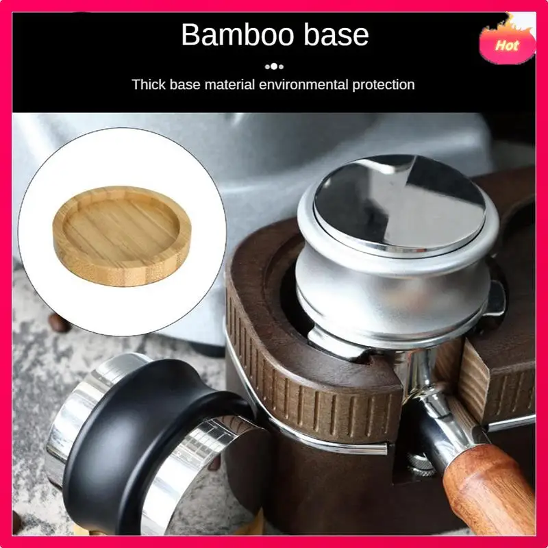 AD-1 PCS Coffee Distributor Tamper Dual Head Coffee Leveler Black For 54Mm Breville Portafilter