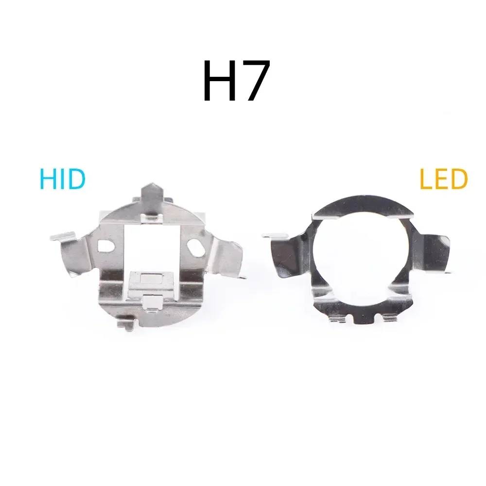 Original H7 LED 2PCS Car Headlight Bulb Base Holder Socket Retainer for BMW/Audi/Benz/VW/Buick/Nissan/Ford HID Lamp Connector