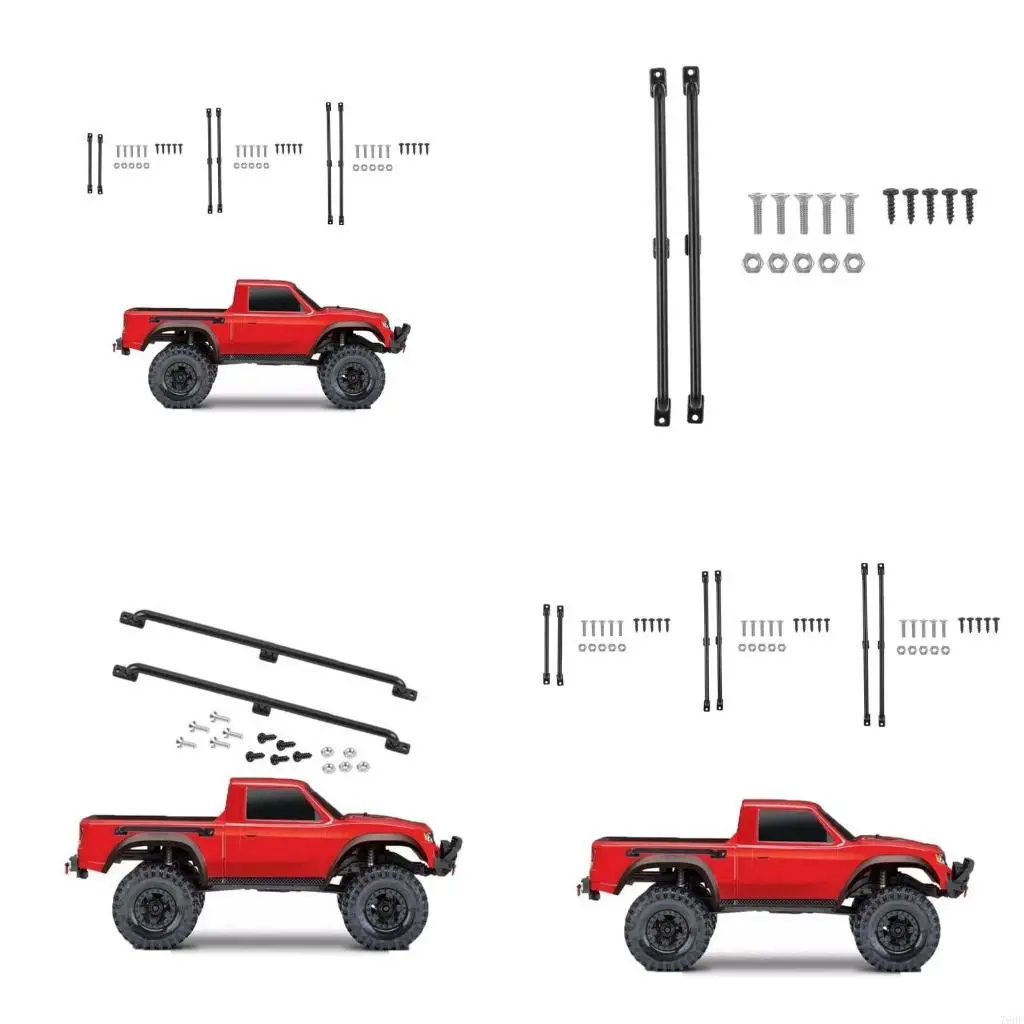 76HF Iron Handle Pull Rod Link Designed for 1/10 Remote Control Crawlers Enhances Stability and Control