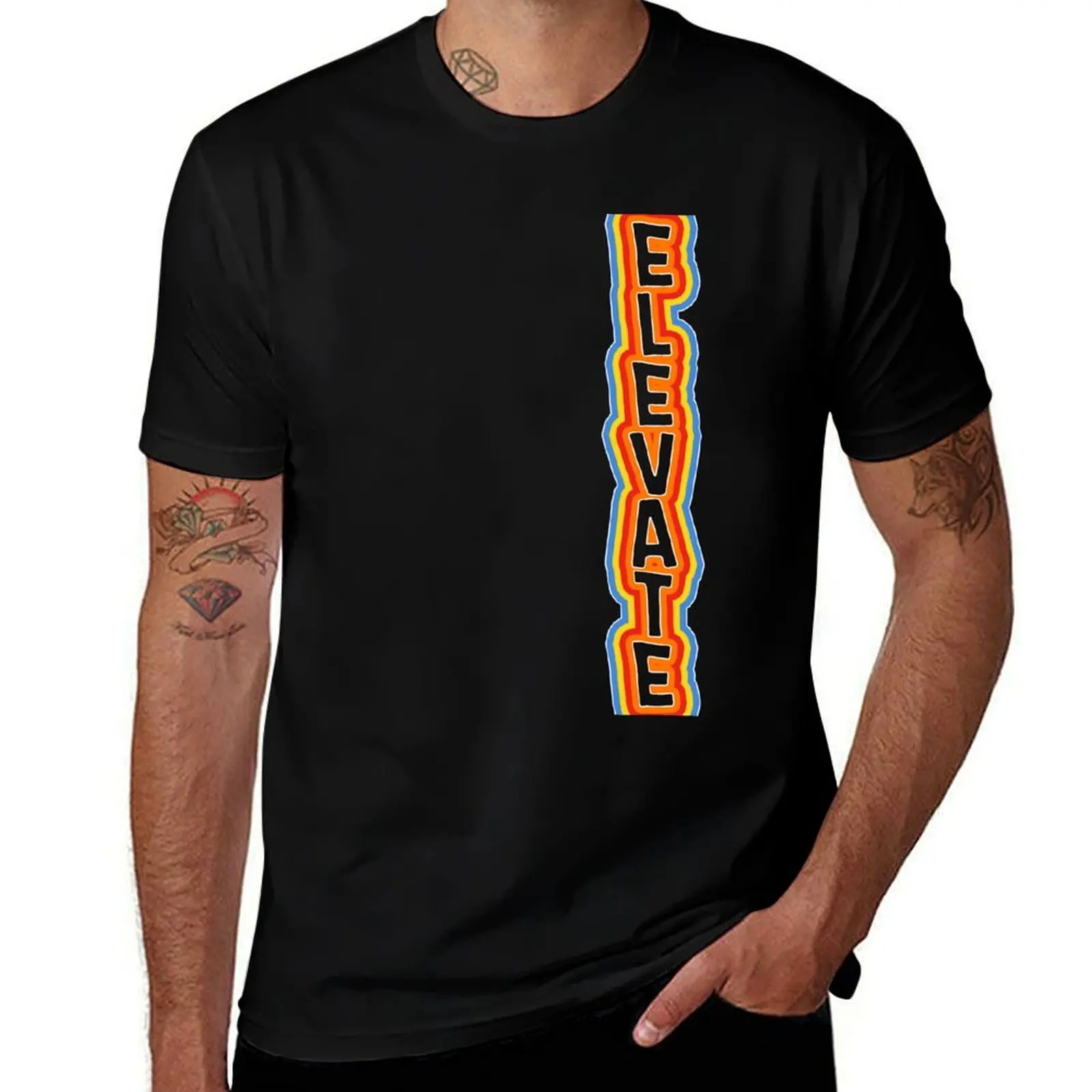 Elevate mantra T-Shirt Casual Trendy Streetwear Tee Shirt T-Shirt