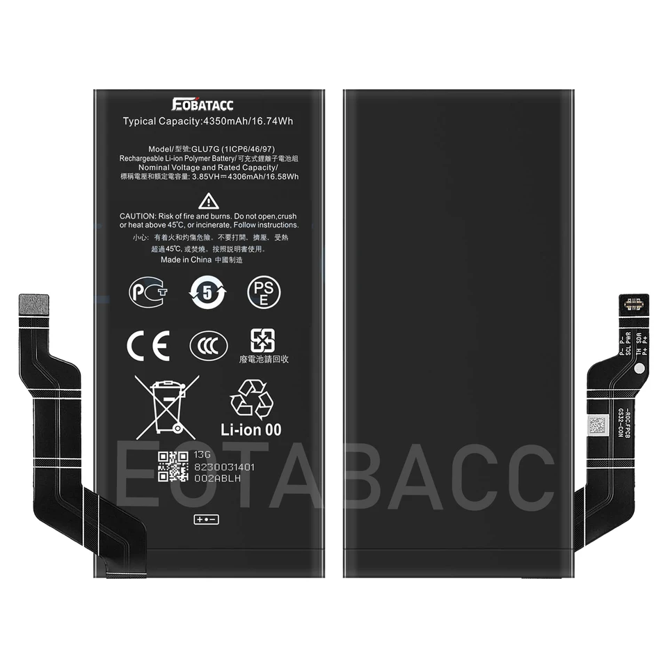 Batería de repuesto 100% original nueva GLU7G para Google Pixel 6A, incluye herramientas gratis 2