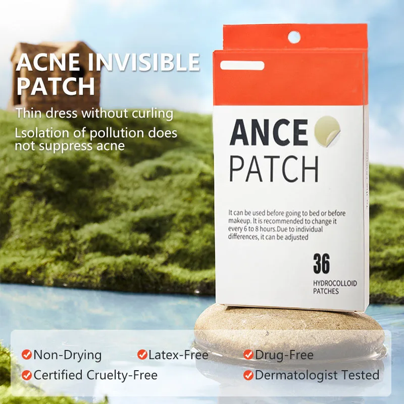 36 Piece Round Pimple And Acne Removal Tools Hydrocolloid Invisible Waterproof Anti Acne Removal Pimple Patches ★ Free Shipping