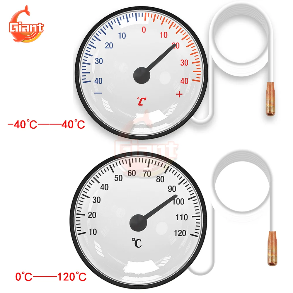 2023 New Portable Pointer Thermometer Hygrometer High-precision Liquid Expansion Thermometer Household Water Temperature Gauge