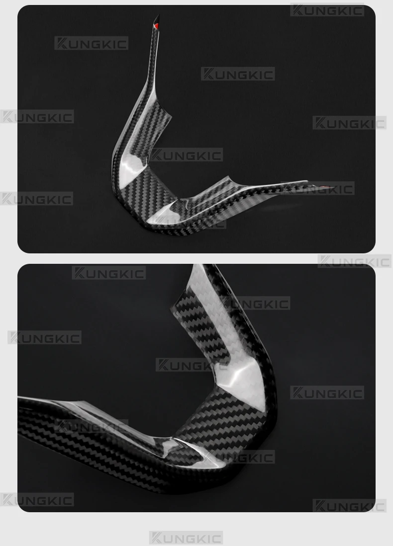 Echte Trockencarbon-Zierleiste für Seat Ateca/Ibiza/Leon/Tarraco für For Seat Arona/Seat ibiza/Cupra Bron 2022 2023 2024 2025 2026 Seat Ateca/Seat Leon/Seat Tarraco/Cupra Ateca/Cupra Formentor/Cupra Leon 2 Auto-Lenkrad – Detail 7