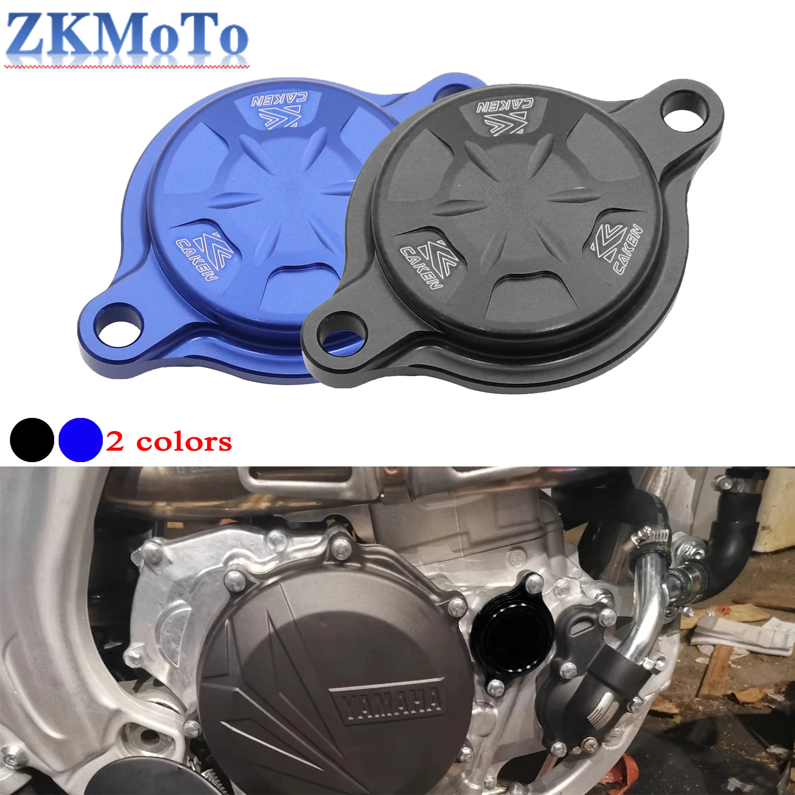 Aluminiowe osłony filtra oleju CNC do Yamaha YZ250F YZ450F YZ250FX YZ450FX WR250F WR450F YZ WR 250F 450F FX 2014-2021