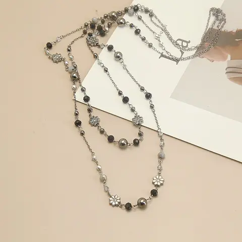 1 पीस बोहेमियन मनके वाला लंबा स्वेटर नेकलेस महिलाओं के फैशन के लिए स्टैकेबल लंबा नेकलेस 10 best sales हार का ढेर - №6