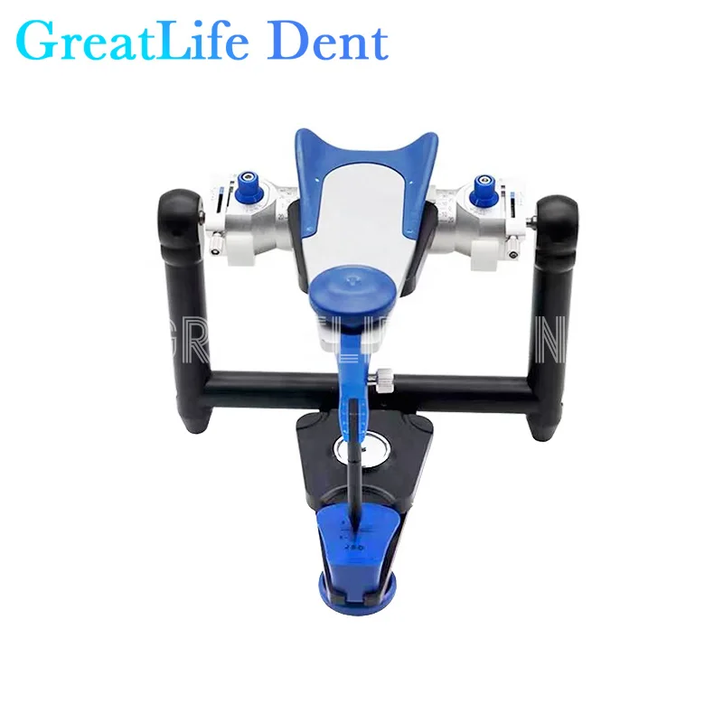 

GreatLife Dent Dental Lab Facebow Semi Magntic Full Arch Adjustable Articulator Face Bow Kit Compatible with Amann System