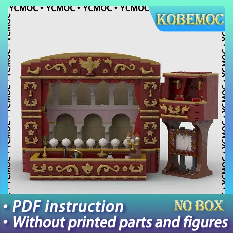 

Звездный фильм YcMoc, строительные блоки, модель театра Маппет, технология, кирпичи, вид на улицу, игрушки «сделай сам» для детей, подарки для детей, блоки