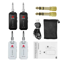 M-VAVE WP-5G Wireless 5.8G Guitar System Rechargeable Audio Transmitter Receiver ISM Band  30M Transmission Guitar Parts