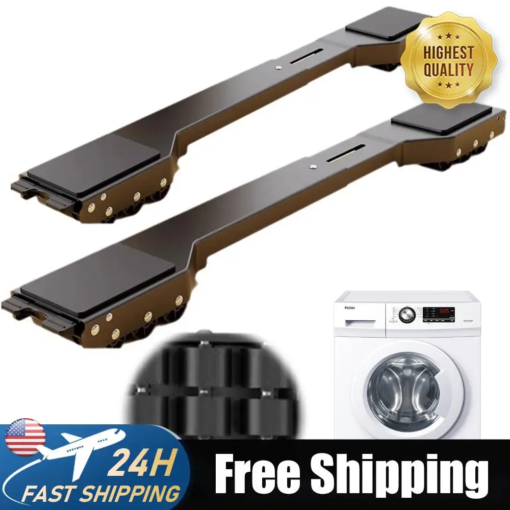 

Комплект из 2-х подставок для мебели на колесах, регулируемые 21-28 дюймов, грузоподъемность 700 фунтов, для перемещения сушилок, холодильников, посудомоечных машин