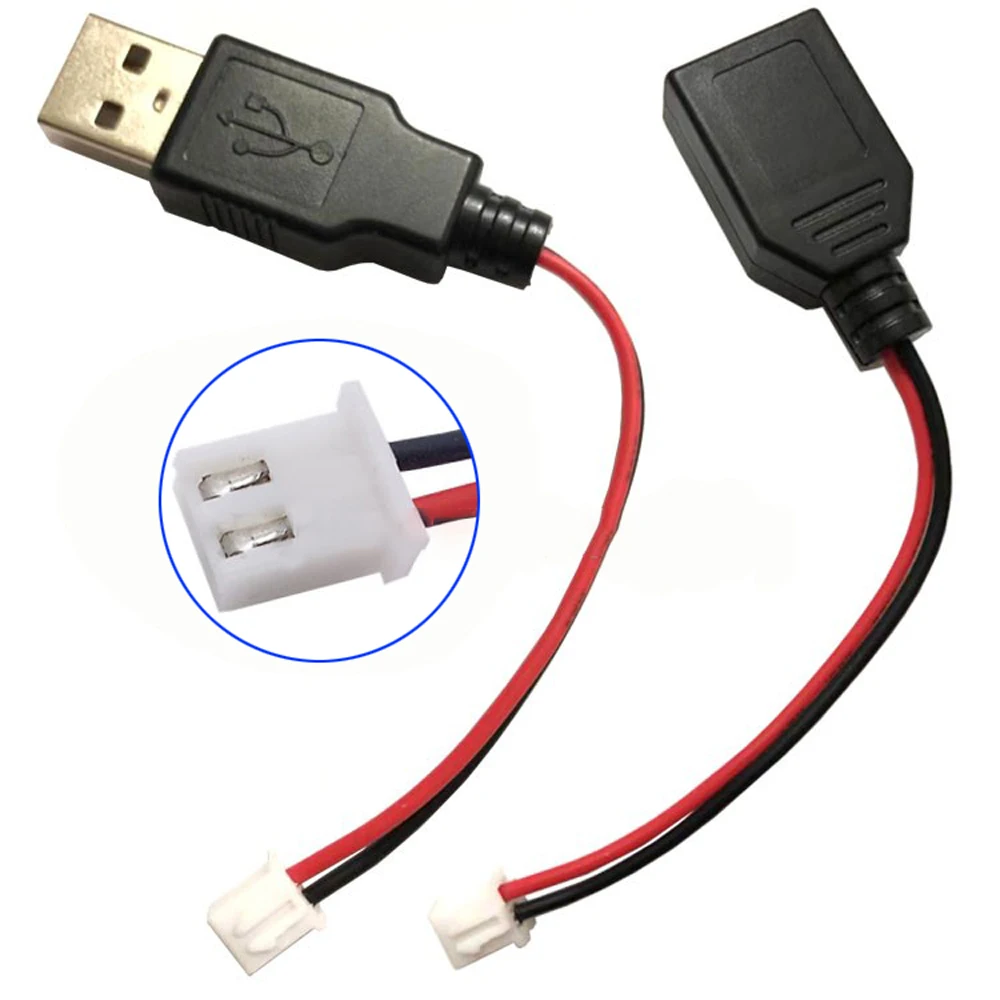 Cltgxdd 1piece USB hogy XH2.54/PH2.0 Apaállat Nőnemű dugasz socken csatlakozó 2P Kivezetés Vezeték 2-core áram USB socken a-type DIY készlet