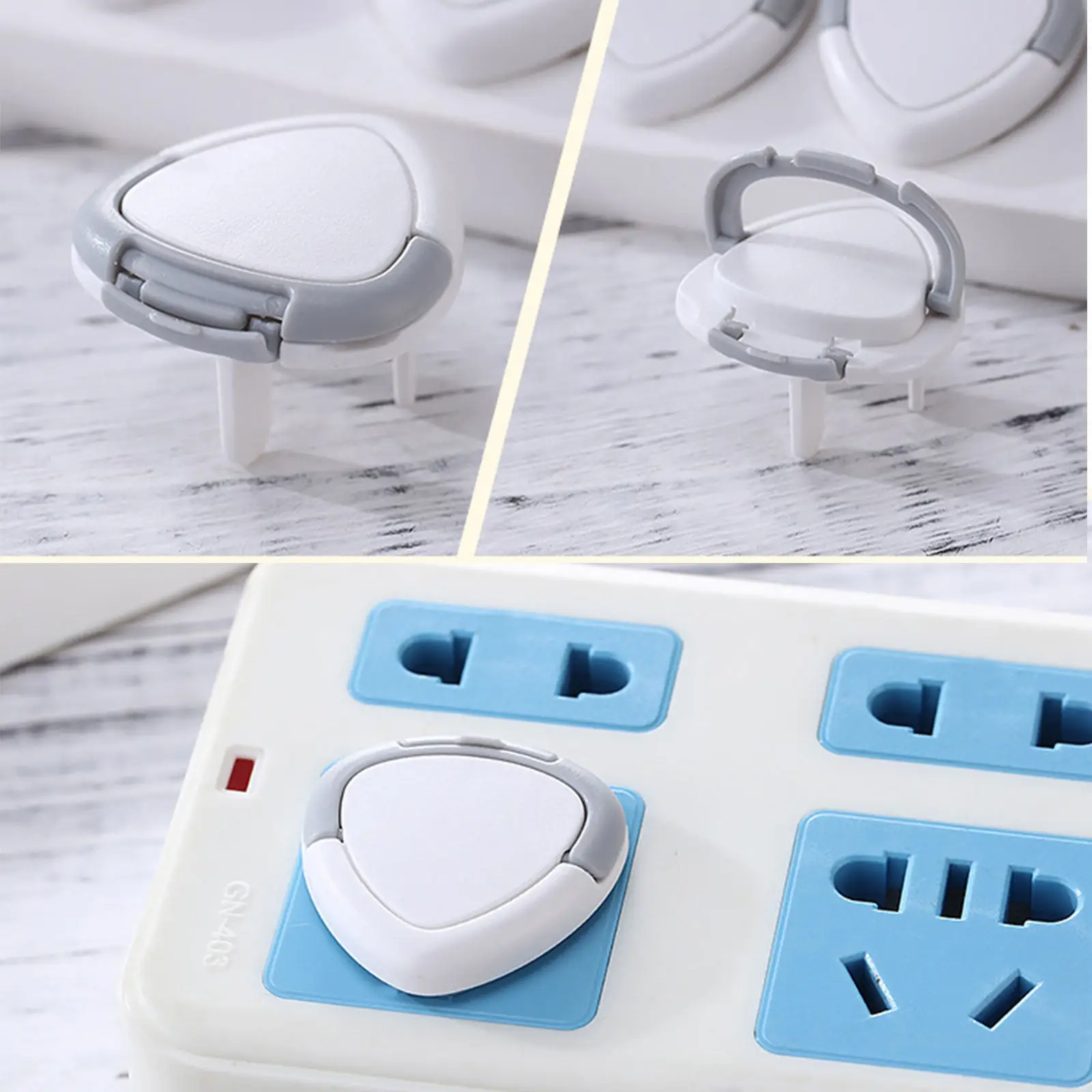 

24Pcs Outlet Plug Cover Baby Proofing ABS Plastic Smooth Surface Electric Shock Protection for Home and Baby Room
