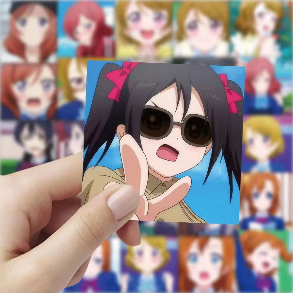 Pegatinas de Anime para niรฑas, 10/30/59 piezas, Kousaka, Honoka, Minami, Kotori, Ayase, Eli, Tojo, Nozomi, Sonoda, Umi, Nishikino, Maki