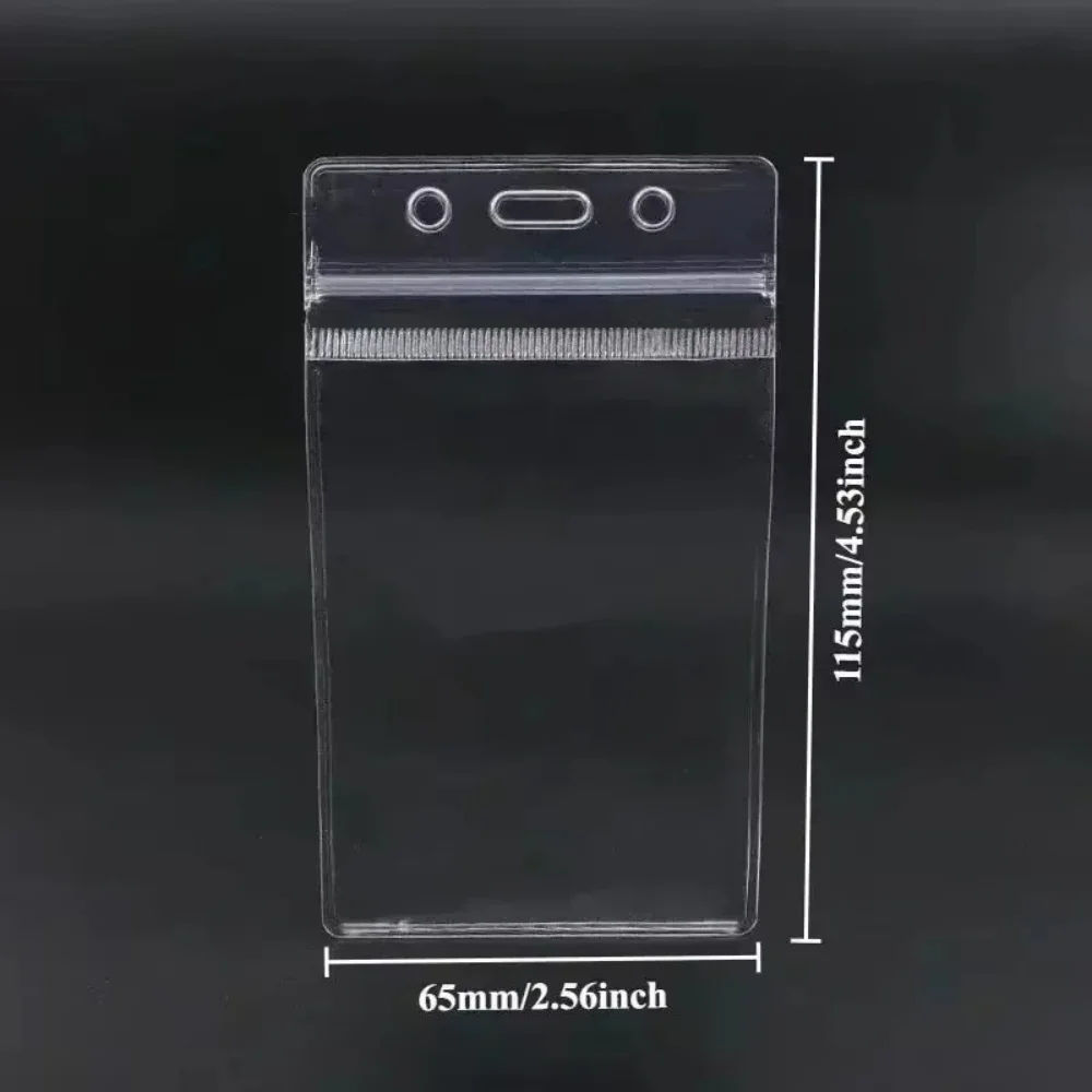 Waterproof Transparent Plastic Card Clip Protective Cover for Bank Credit And Identity Card Wallet