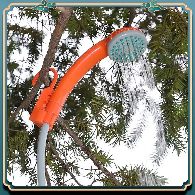 

Новейший портативный перезаряжаемый насос для душа на открытом воздухе для пеших прогулок, путешествий, пляжа и пикника B