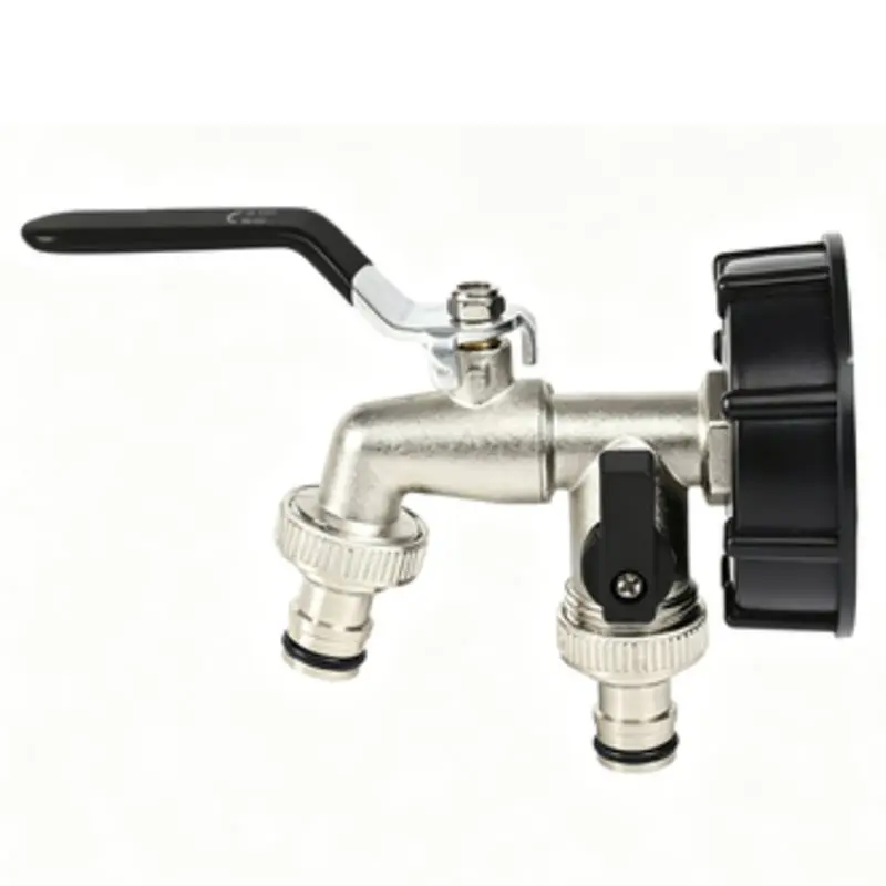ABKP-Outlet Tap Valve Connector Nipple Tap Adapter For Outdoor Rainwater