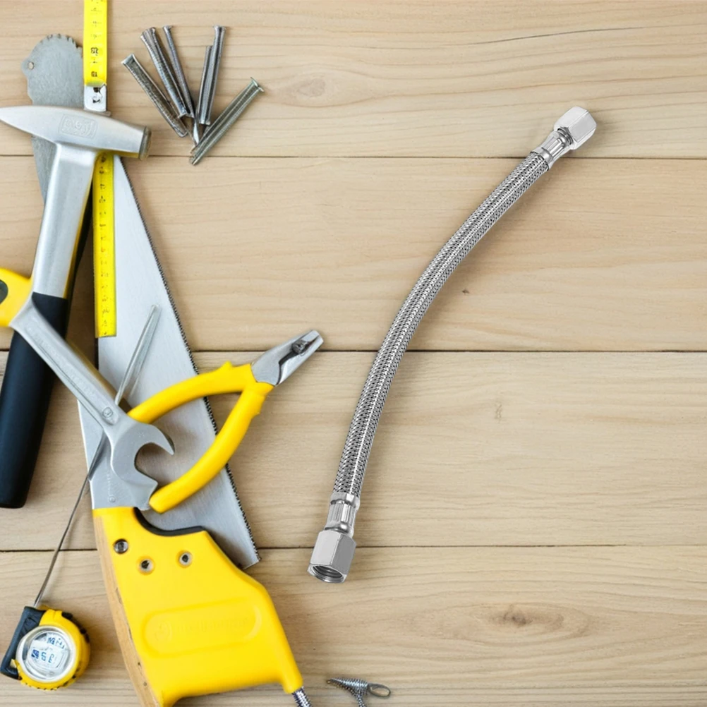 

2 Pcs Air Compressor Aluminum Tube Stainless Steel Hose Exhaust Pipe Compressed Air Piping System Connection Easy