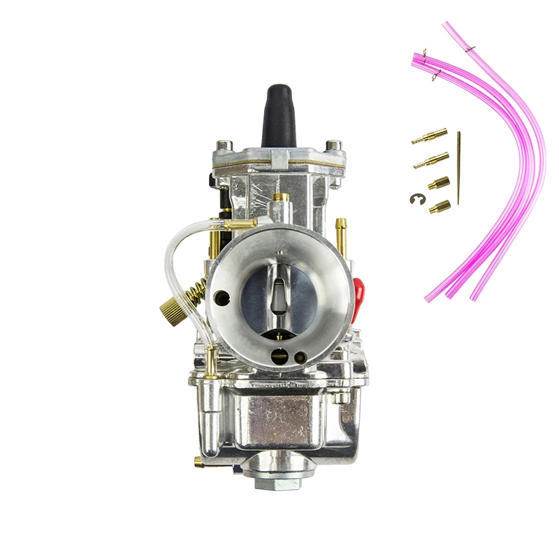 Keihin Silver 85-300cc Carburetor For 21 24 26 28 30 32 34mm 2T 4T ATV Quad KOSO PWK With Free Power Jet Go Kart Dirt Bike Carb