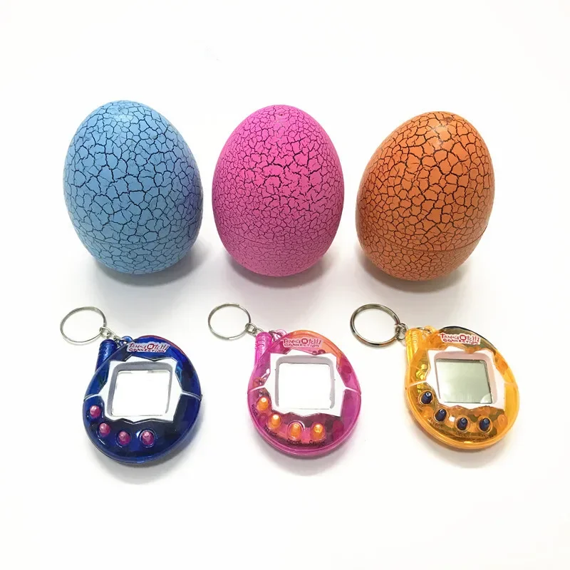 Multi-colors Tumbler toys tamagochi Dinosaur egg Virtual Electronic Pet Machine Digital Electronic E-pet Cyber Toy Handheld Game