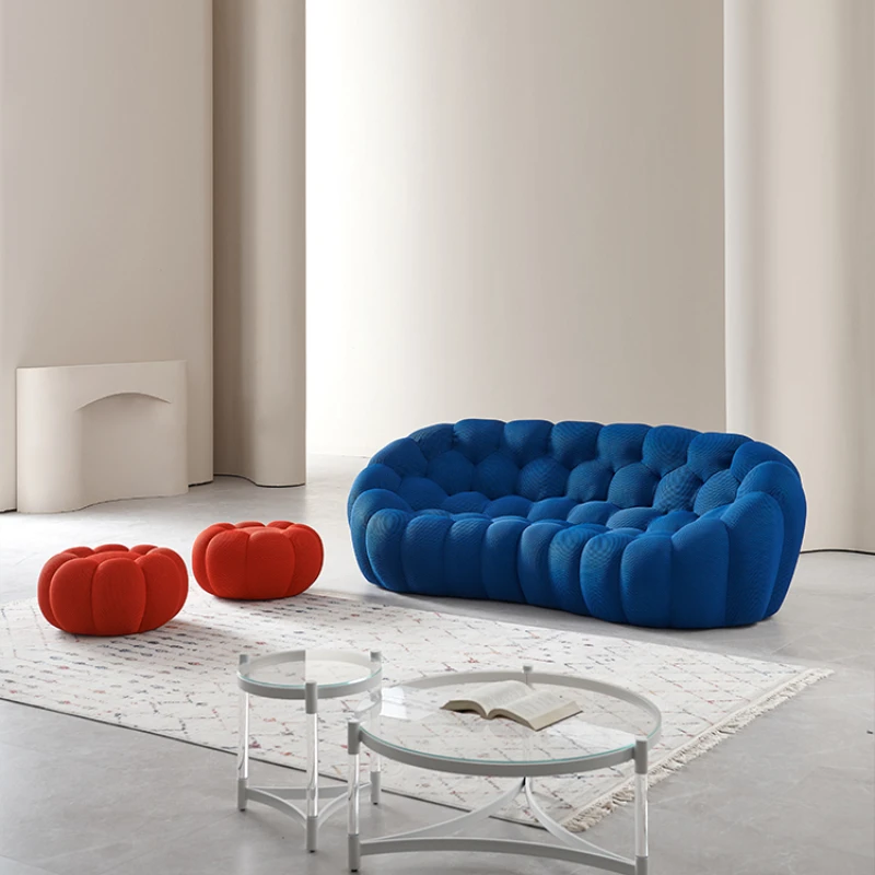 

Shaped sofa, family living room, lazy person, arc minimalist rochburg bubble sofa