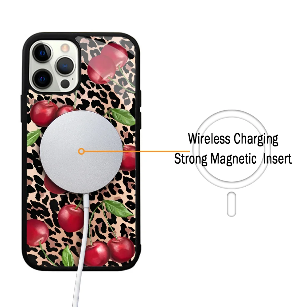 Ming Lee Phone Case For IPhone 11 12 13 14 15 Plus Pro Max Mirror Acrylic Cover For Magsafe Wireless Charging