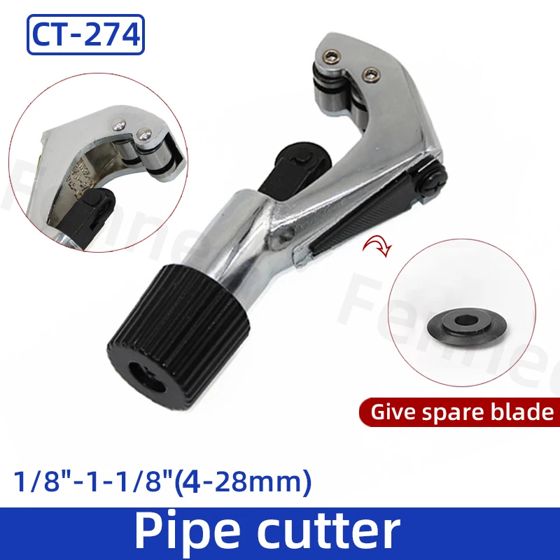 Pipe Cutter Roller Bearing Pipe Tube Shear Cutter  for 4-28mm CT-274 Copper/aluminum/iron/stainless Steel Pipe Cutter Tool