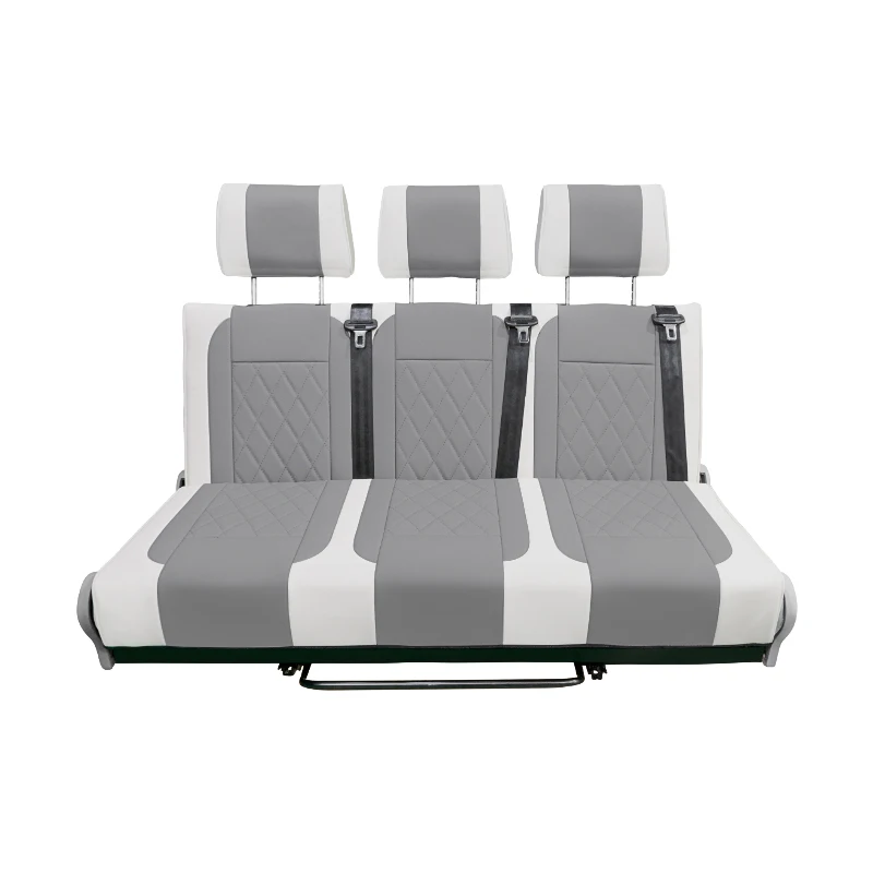 Custom Auto VIP RV Seat Bed High Quality OEM Comfort Style Changeover Bed Seat Made With Durable Leather And PU Fabric