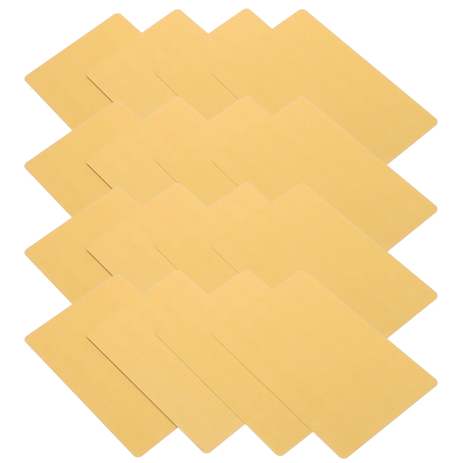 

50pcs Metal Sublimation Blanks Engraved Blank Business Cards Diy Aluminum Cards For Custom Printing Light Rustproof 128