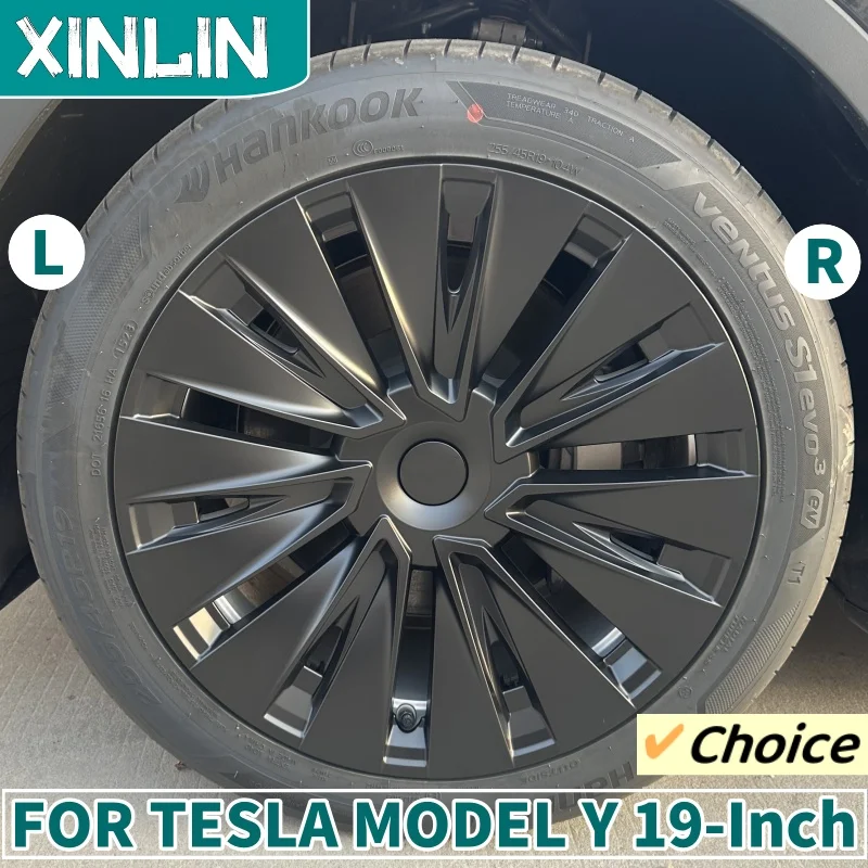 4PCS Hubcap For Tesla Model Y 2023 19Inch Wheel Caps Performance Original Car Replacement Wheel Cover Full Rim Cover Accessories