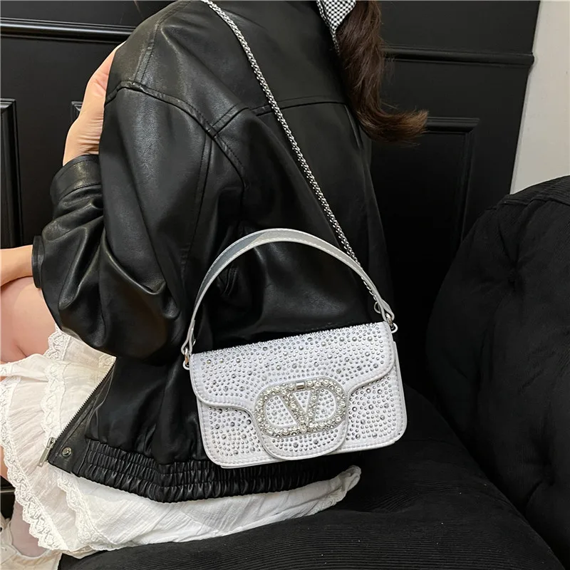 

Elegant Classic Leather Shoulder Bag Women's Handbag Crossbody Bag By Famous Designer Luxury Brand