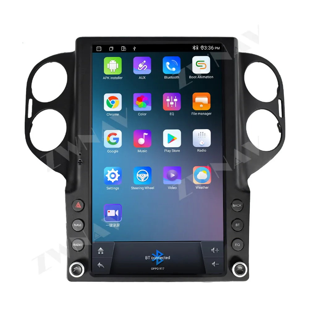 

13,6-дюймовый экран для Volkswagen Tiguan 2010-2016, Android Auto, GPS-навигация, CarPlay, мультимедийный проигрыватель, радио, беспроводное головное устройство