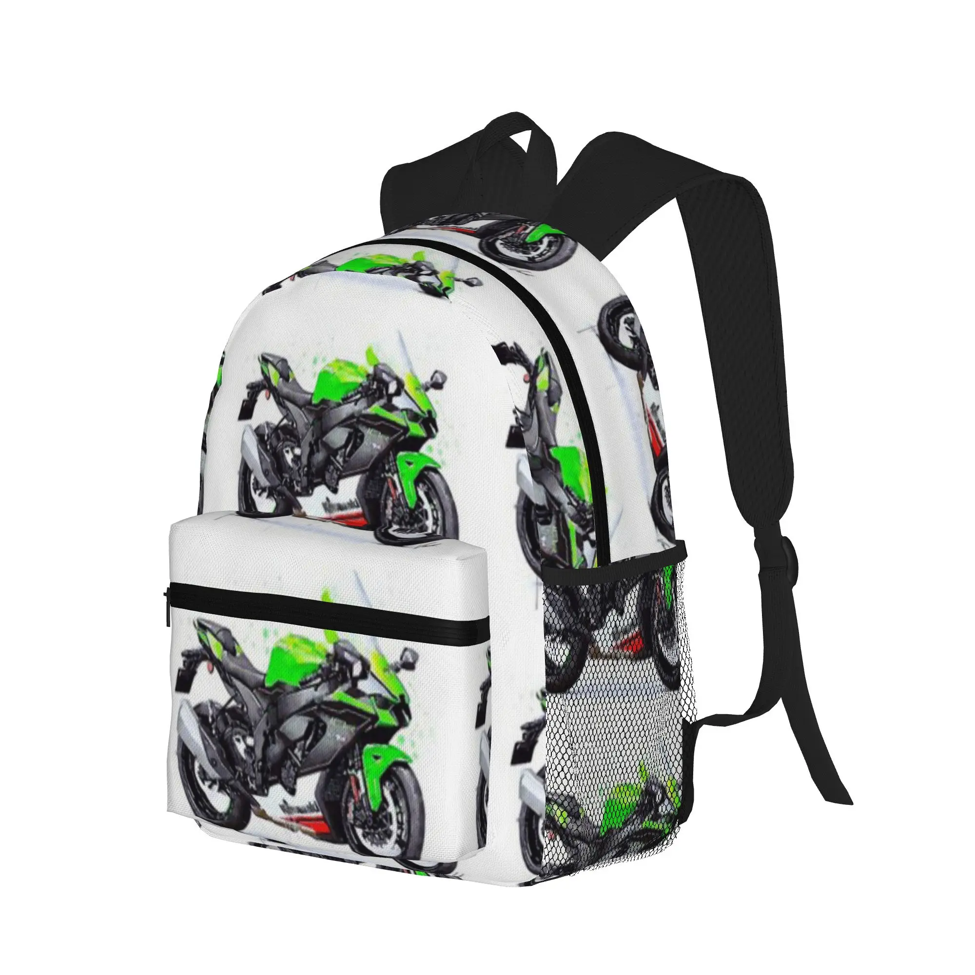 Watercolor Sport Motorcycle ZX10R - original artwork by Vart   Casual Backpack for Students and Adults Backpack women
