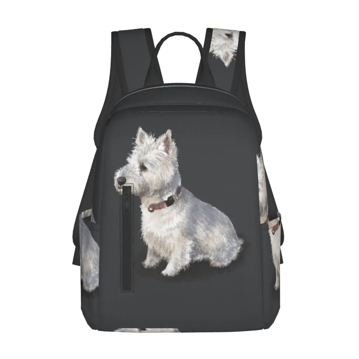 

Рюкзак West Highland Terrier, вместительный рюкзак для мальчиков и девочек, школьная сумка, сумки на плечо для мужчин и женщин